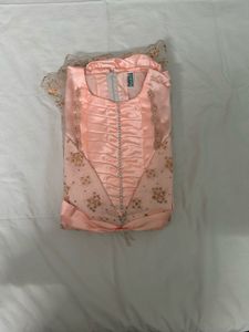 Peach Party Floral Dress
