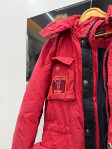 Red winter jacket