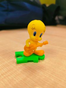 Cute Guitar Tweety Bird Toy Figure