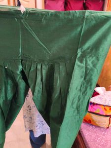 Elegant Green Silk salwar