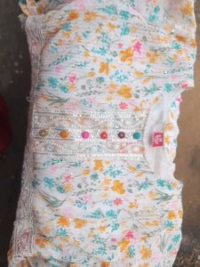Beautiful Floral Print Kurta