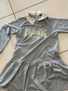 Grey 'Original' Graphic Dress
