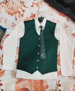Men's Designer Green Kurta Set 5 pieces