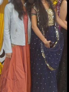 Navy Blue Lehenga Choli