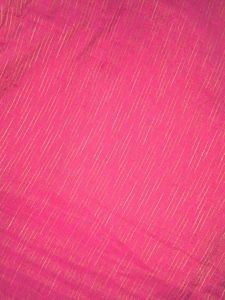 Stiched Silk Vibrant Pink Ruffled sleeves kurta