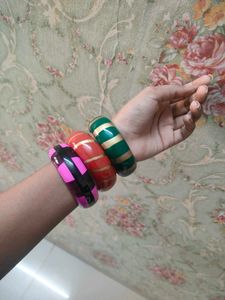 Set of 3 Colorful Bangles