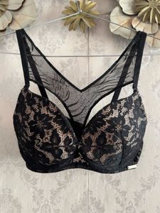 Elegant Black Lace Bra