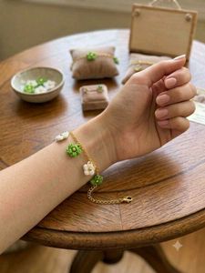 Crochet Floral Bracelet