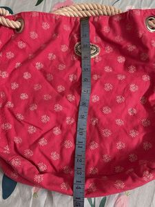 Pink Floral Hobo Bag