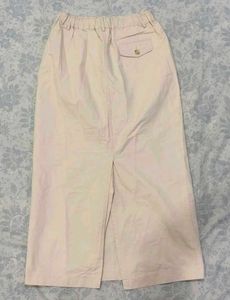 Beige Midi Skirt