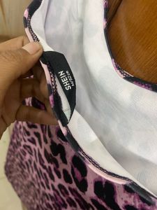 Sale!!Shein Stylish Leopard Print Slip Dress