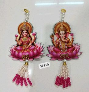 Goddess Lakshmi & Ganesha Wall Hanging