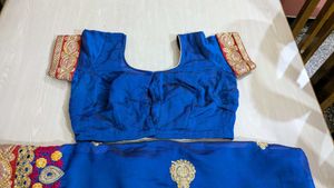 Saree with blouse