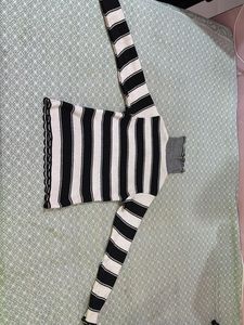 Striped Turtleneck Sweater