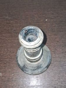 Rustic Wooden Candlestick Holder