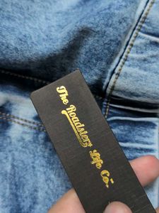 Light Wash Striped Jeggings