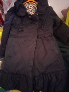 Chic Black Ruffled Jacket