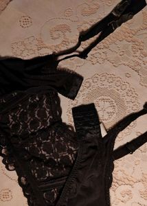 Black Lace Garter Belt