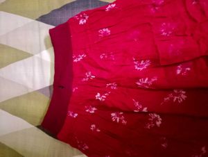Red Floral Palazzo