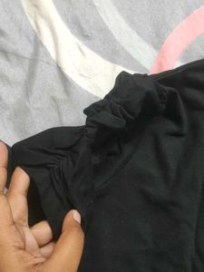 Black "Athletic" Graphic T-Shirt