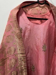 Pink Stone-work Salwar Suit