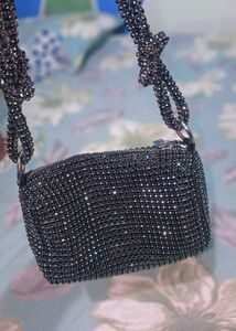 Sparkling Black Clutch Bag