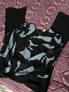 Chic Black & Gray Jumpsuit