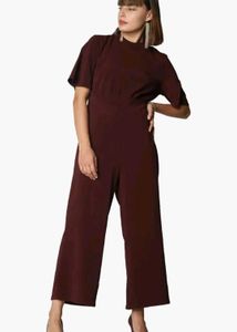 Chic Burgundy Jumpsuit