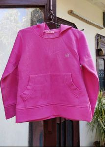 Fleece Pink Hoodie