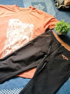 Jegging pant & T-shirt combo (Unisex)