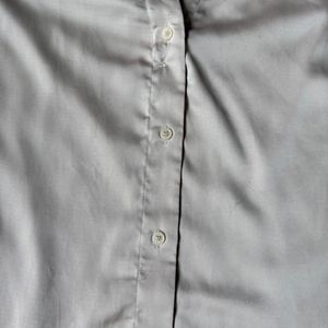 H&amp;M satin shirt - champagne