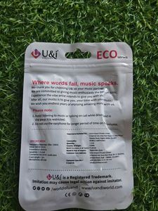 U&amp;i ECO Series Wired Earphones UI 09