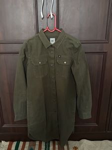 Vans Olive Shirt Dress