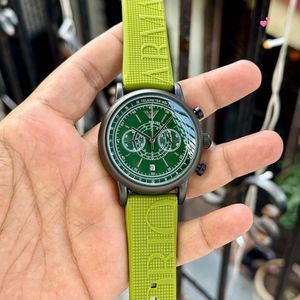 EMPORIO ARMANI – GREEN CHRONOGRAPH EDITION