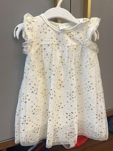 White Frock 9-12 Mnth