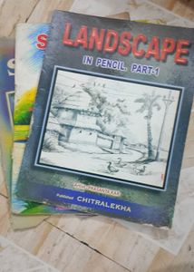 Scenery Art,Drawing Reference Books Combo
