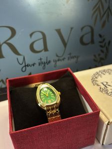 Seravelle Green Dial Watch