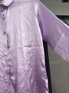 Lavender Button-Down Shirt