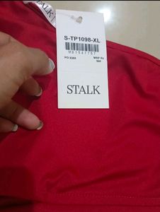 Red Beach Wear Top