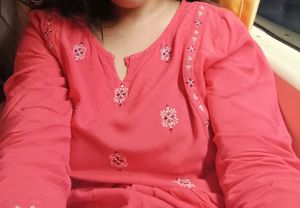 Beautiful Pink Embroidered Kurta