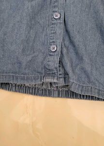 Yousta Denim Crop Top