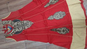 Anarkali Suit With SelevesMaterial &amp; Legging Set🛍
