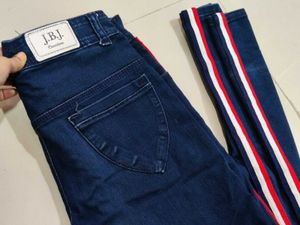 Navy Blue &amp; black Skinny Jeans