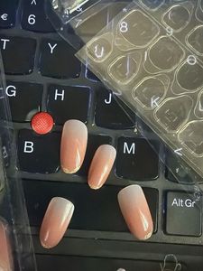 24pcs Natural False Nails