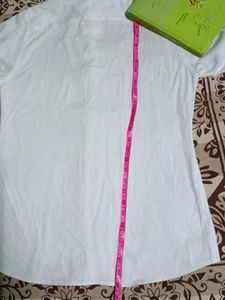 Men's Classic White Button-Up Shirt