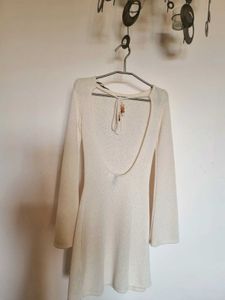 Knitted Dress H&amp;M Divided White