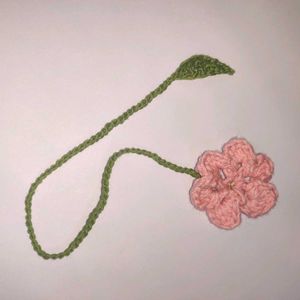 Crochet Flower Bookmark