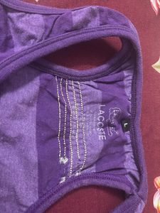 Purple Striped Tank Top