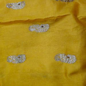 Elegant Yellow Saree