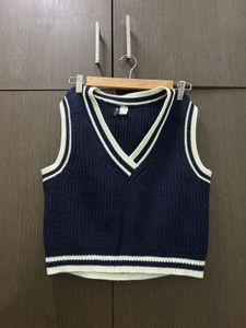 Chic V-Neck Knit Sweater Vests (Set of 2)